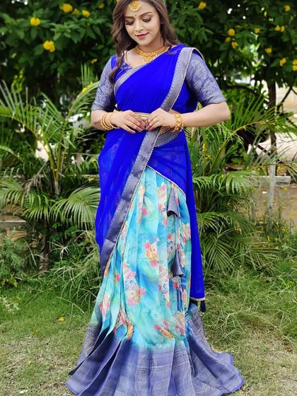 CB Rental Dresses - Women's Occasion Wear Rental Langa Davanis (Half Sarees) photo 73