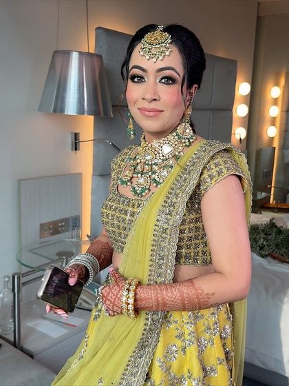 Another shot of this stunning client, looking confident and happy with her glam makeup.