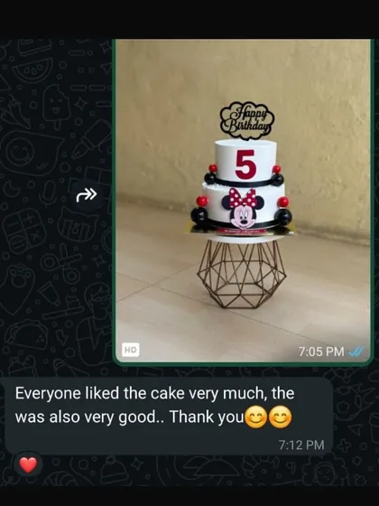 "Everyone liked the cake very much, the taste was also very good." We love getting feedback like this for our kids' birthday cakes.