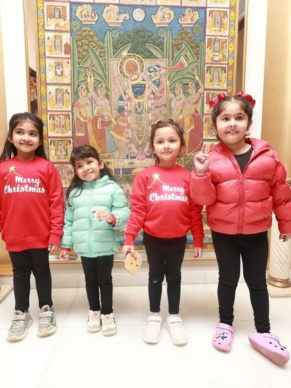 Posing for a photo after their performance. The smiles of accomplishment are priceless.