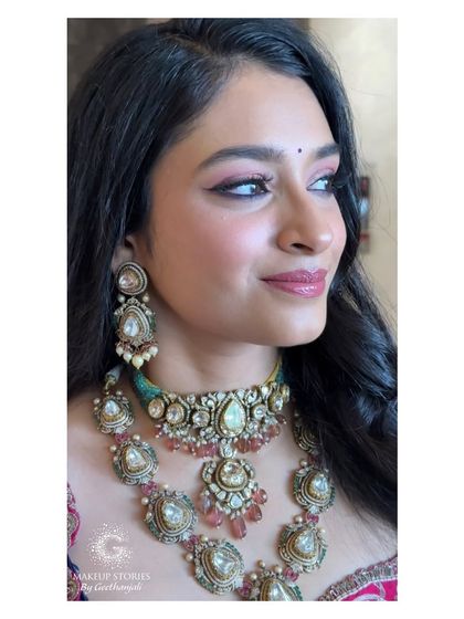 Geethanjali Venkatesh - Special Occasion Makeup Regal Reception & Sangeet Glam photo 20