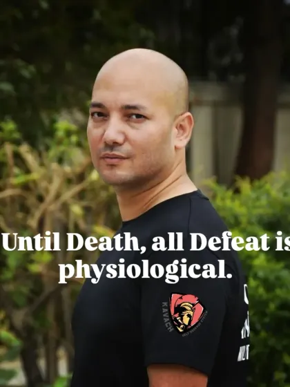 Until death, all defeat is physiological. The body may get tired, but the warrior's spirit remains unbroken. This is the mental toughness we build.