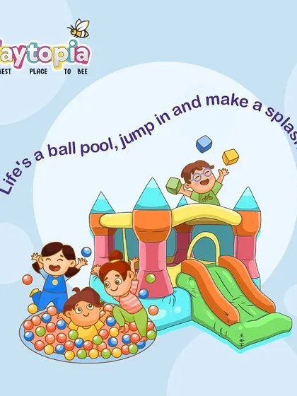 Life's a ball pool, jump in and make a splash! Our ball pit is a paradise of soft, squishy balls for kids to dive into.