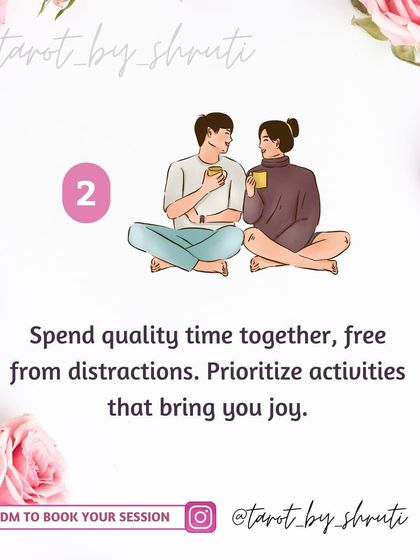 Simple advice for your relationship. This reading offers guidance on building trust, spending quality time together, or navigating challenges to help your connection grow stronger.