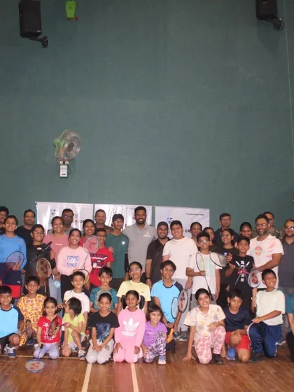 A happy group photo of all participants at our special coaching camp at Crimson Anisha Global School, Pune.
