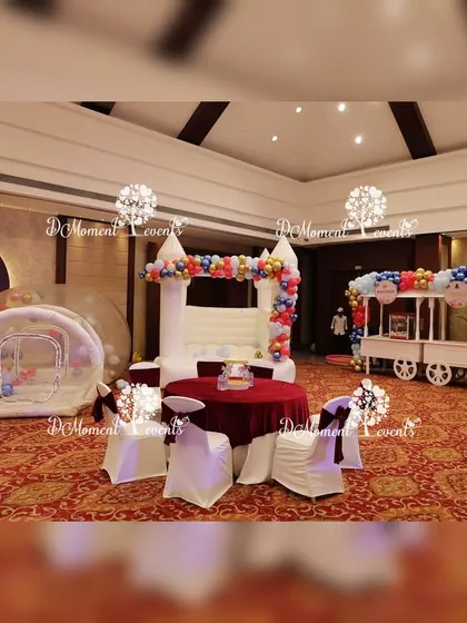 For endless fun, I can set up various play areas, including a safe and clean bouncy castle and a separate soft play zone for toddlers.