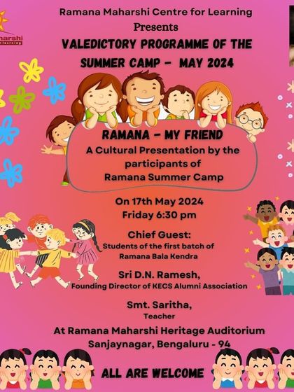 Ramana Maharshi Centre for Learning - Youth Programs & Summer Camps Our Annual Ramana Summer Camp photo 16