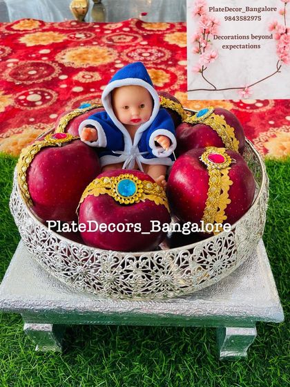 Sukeerthi - Ceremonial Gift & Platter Decoration Baby Shower & Seemantham Platters photo 7