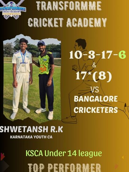 Transform Cricket Academy - Advanced Competitive Cricket Training The Record Breakers: Individual Player Achievements photo 48