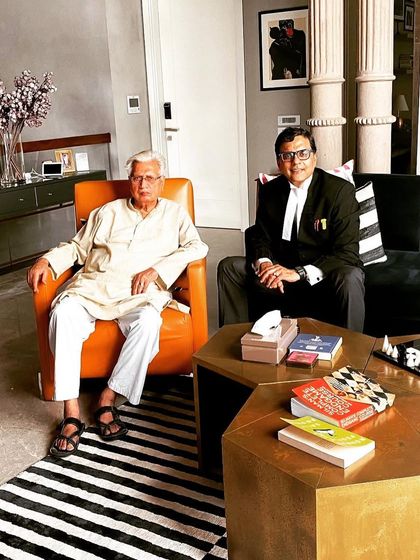 On Father's Day, a moment with my father. His guidance, wisdom, and support have been the foundation of my journey in law and in life.