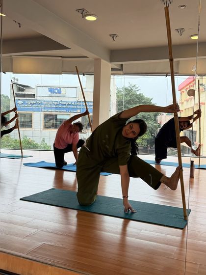 Hamsa Yoga - Group Yoga Classes Yoga with Props: Deepen Your Practice photo 7