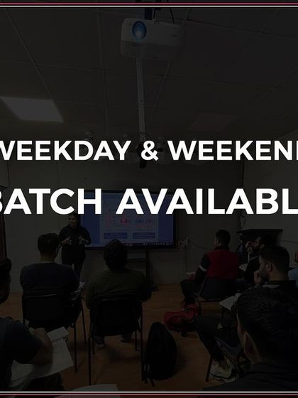 To fit your busy life, we offer both weekday and weekend batch options for our courses.