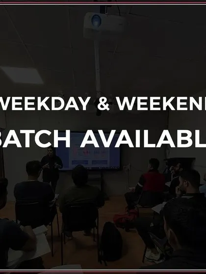 To fit your busy life, we offer both weekday and weekend batch options for our courses.