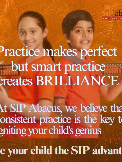 I always tell my students that smart, consistent practice is the key to brilliance. Just 15 minutes a day with the abacus can ignite your child's genius.