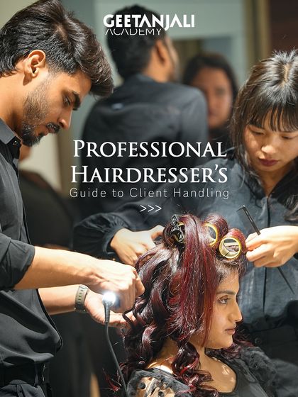 We don't just teach styling, we shape professionals. Our guide to client handling is a core part of our curriculum.