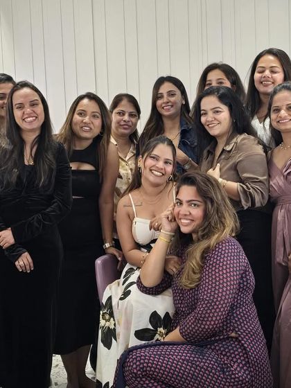 A group photo with my successful students after a 6-day intensive masterclass. It is so rewarding to see everyone's growth and excitement for their future careers as professional hairstylists.
