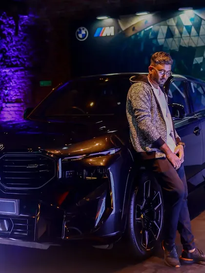 Another shot from the BMW XM launch event. My music provided the high-energy soundtrack for the unveiling of this luxury performance vehicle.