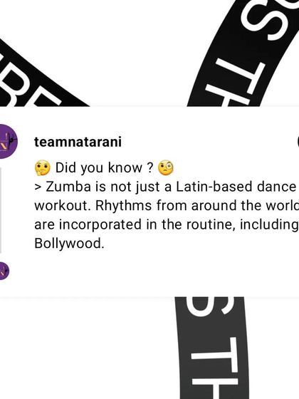 A fun fact about Zumba! While it's known for its Latin rhythms, Zumba incorporates music from all over the world, including Bollywood. Our dance fitness sessions are a great way to stay fit while having a blast.