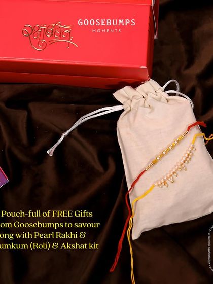 Along with the delicious snacks, each 'Nok Jhok' box includes a beautiful Pearl Rakhi, a Kumkum and Akshat kit, and a pouch full of free surprise gifts to make the celebration complete.