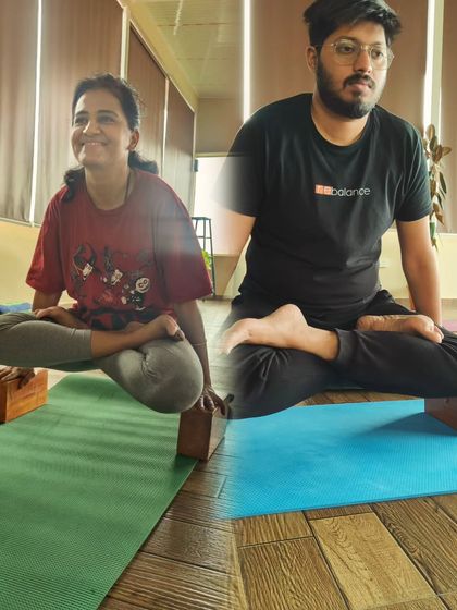 Lolasana (Pendant Pose) is an advanced asana that builds serious strength in the arms, wrists, and core. Here, my students are using blocks to help them get the lift needed for this challenging pose.