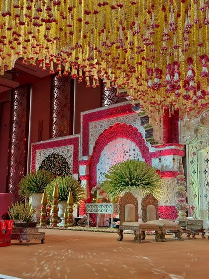 Regal Indian Traditions: A Symphony in Pink & Gold photo 19