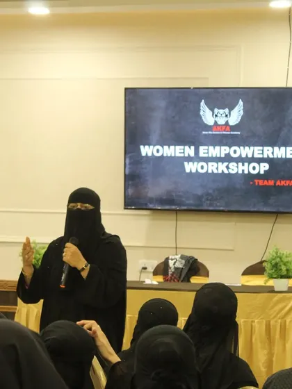 Sharing knowledge and experience is key to empowerment. Our workshops feature inspiring speakers who motivate participants to find their inner strength.