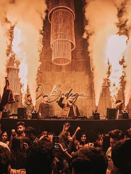 The road to success is under construction, but I drove all over the traffic cones. Shots from a fiery night at Da Bodega.