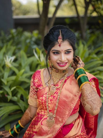 Maharashtrian Brides: The Nauwari & Paithani Look photo 57