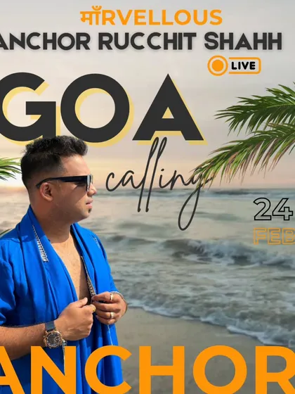 Goa is calling! I am available for destination weddings and events, bringing my signature energy to beautiful locations across the country.