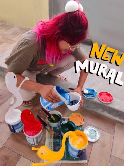 Rachita Burjupati - Mural Painting Lush Tropical & Floral Murals photo 8