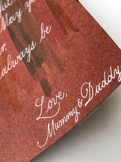 S - Custom Gift Calligraphy Custom Cards for Every Occasion photo 8