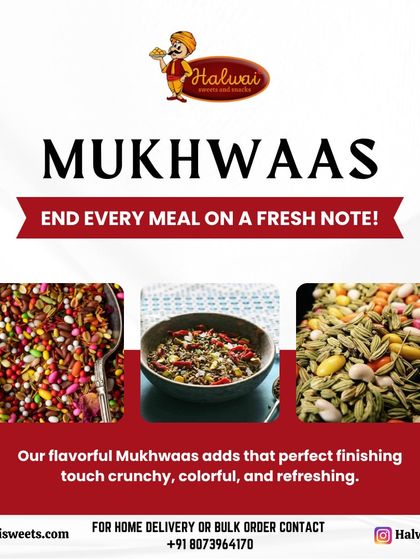 End every meal on a fresh note with my flavorful Mukhwaas. It's crunchy, colorful, and refreshing.