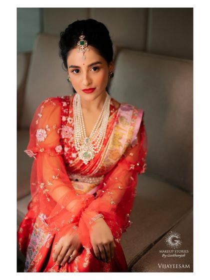 Geethanjali Venkatesh - Special Occasion Makeup Regal Reception & Sangeet Glam photo 33