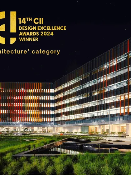 We are honored to be a winner at the 14th CII Design Excellence Awards for the Infosys Campus in Nagpur. The project exemplifies how thoughtful design can create a workspace that is both inspiring and environmentally responsible.