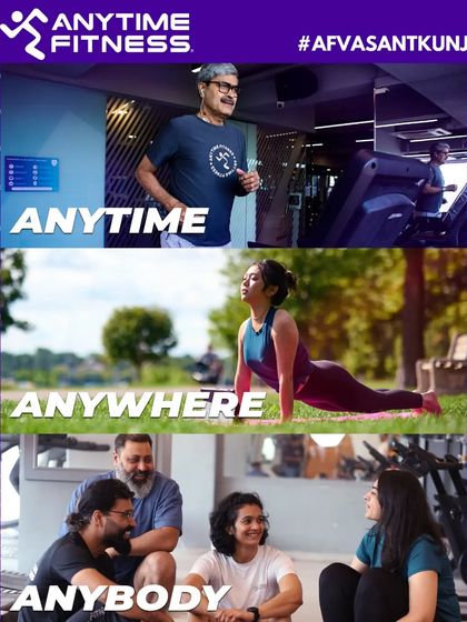 This graphic captures our core philosophy: fitness for anybody, anytime, anywhere. Your membership gives you access to a global community.