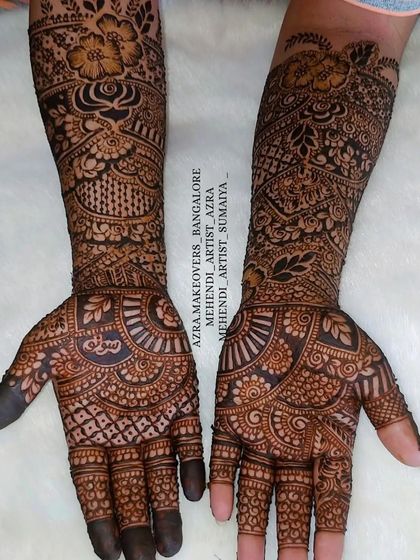 Azra Mehendi - Mehendi Artistry Full Bridal Mehendi photo 87