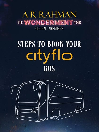 Your travel, sorted. This guide shows the simple steps to book a dedicated Cityflo bus for The Wonderment Tour, part of our effort to provide convenient transport solutions for our attendees.