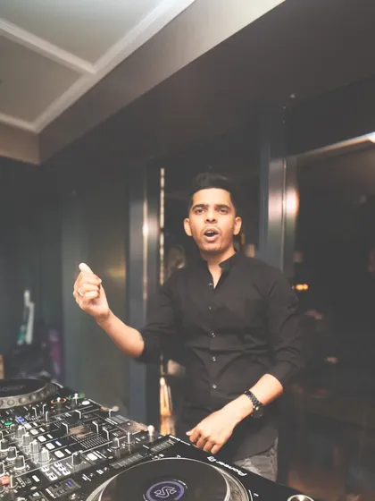 Hyping up the crowd at Mitron. It's all about that interaction and keeping the energy high.