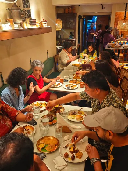 A wonderful gathering of 15 home chefs, each specializing in a different Indian regional cuisine. It was an evening of fantastic food, learning, and community.