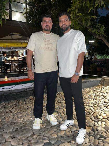 A picture with Karn Sharma. The friendship and trust we share make the hard work more rewarding.