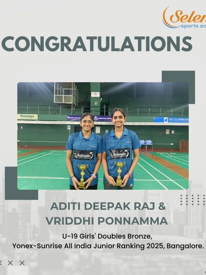 Selenite Sports - High Performance Badminton Training Our Champions' Podium Finishes photo 36