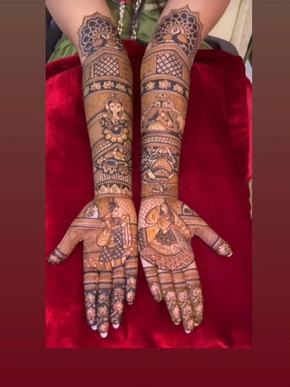 Dinesh Mehandi Arts - Bridal & Wedding Mehendi Bridal Storytelling & Portraits photo 49