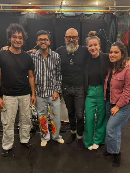 The whole crew that made this international jam session happen. Collaboration is at the heart of what I do.