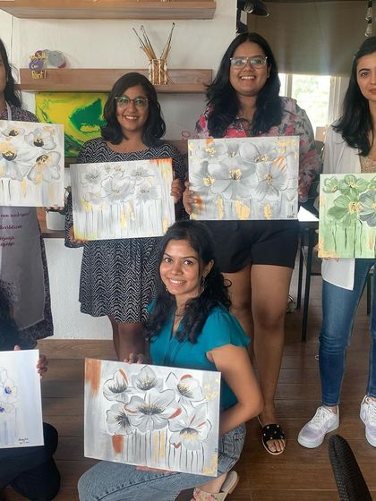 Paint Bar - Private Paint Parties Beyond the Canvas: Our Art Workshops photo 16