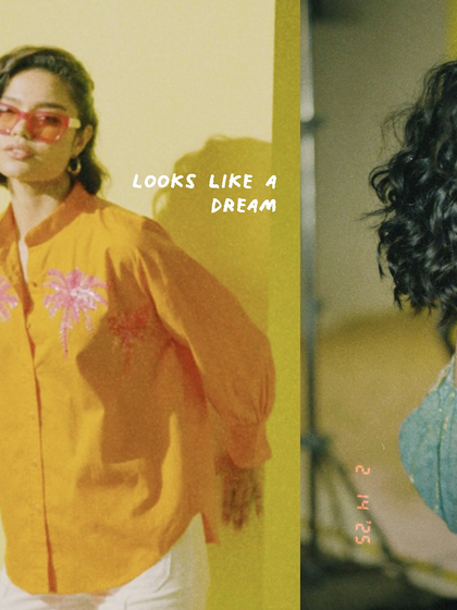 A stylized, film-like image from the Boho-Chic shoot, demonstrating our post-production and creative editing capabilities.