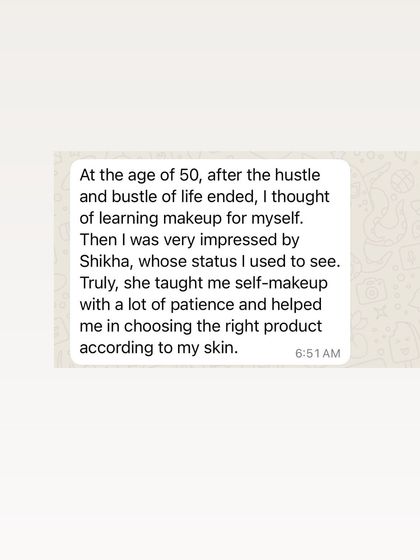 Shikha Agarwal - Personal Self-Makeup Classes Hear From My Students photo 5