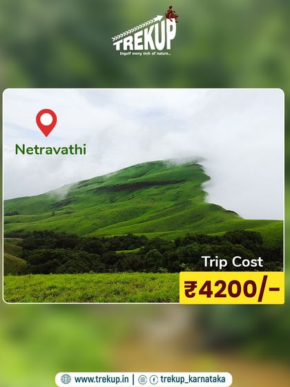 The Netravathi trek package is one of my most popular offerings, providing an amazing view for a great price.