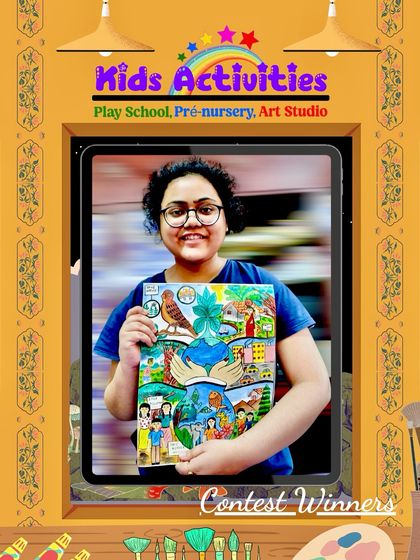 Congratulations to another winner of our Art Contest 2025. This talented artist from Kolkata won in the "Dream City or Planet" category with her detailed and imaginative artwork about protecting our Earth.