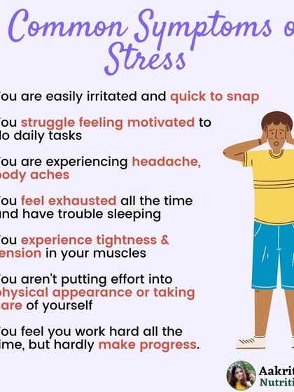 Stress can show up in many ways, from being easily irritated to feeling exhausted all the time. Recognizing these common symptoms is the first step toward managing your stress levels for better health.
