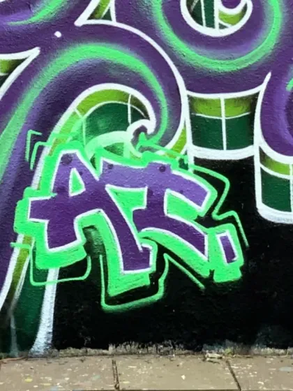 A detail shot of the "AI" tag from my experimental Masala Flow piece. Even when a piece doesn't fully work, there are always elements to learn from.